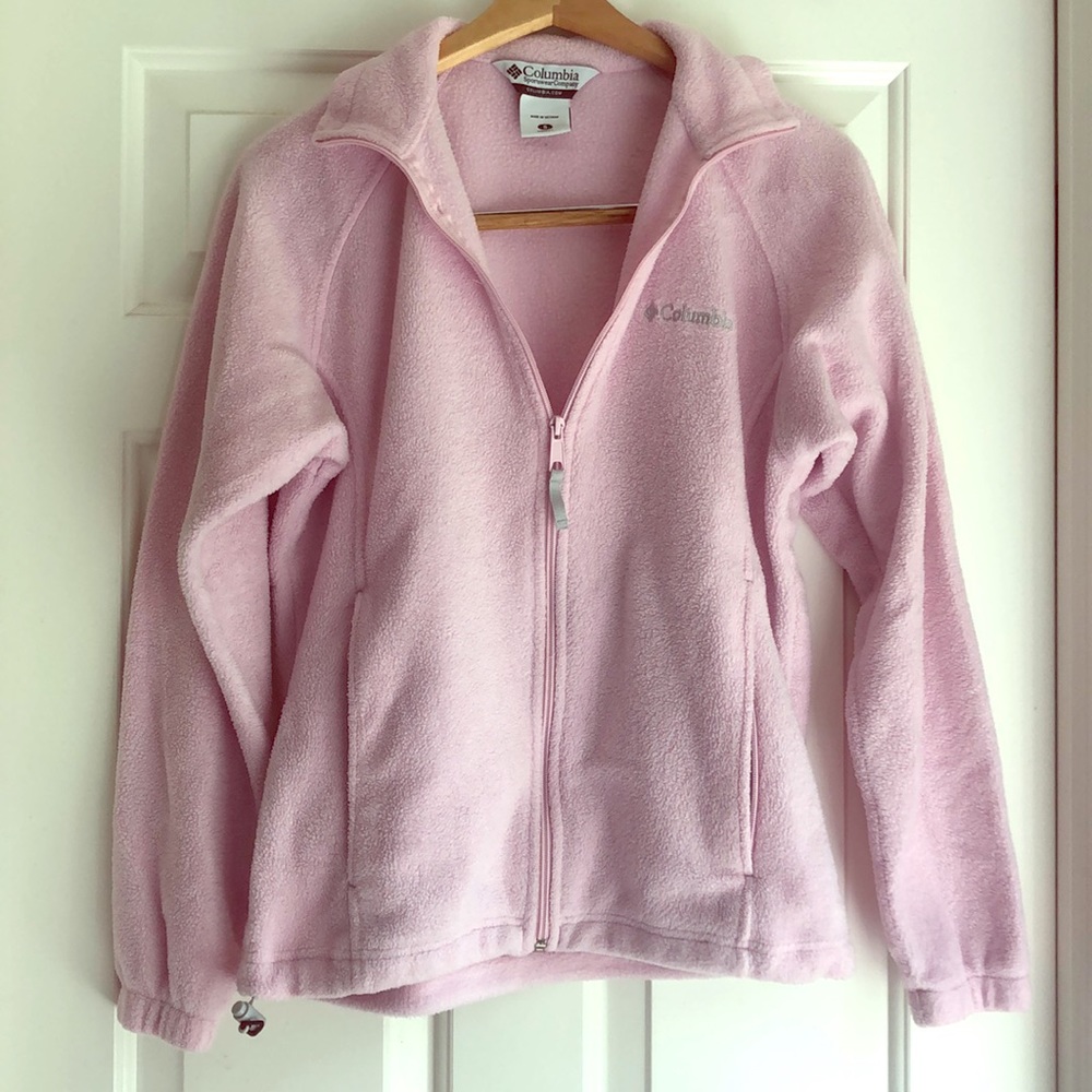 Small light pink Columbia jacket